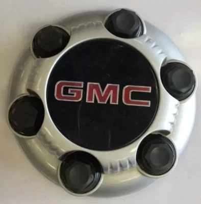 1999-2013 GMC Sierra 1500 Pickup Van Silver Painted Center Hub Cap GM 9596667 OE - Изображение 1 из 2
