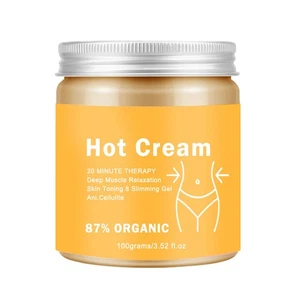 Hot Cream Fat Burner Loss Weight Belly Slimming Fitness Body Sweat Gel 100g - Picture 1 of 12