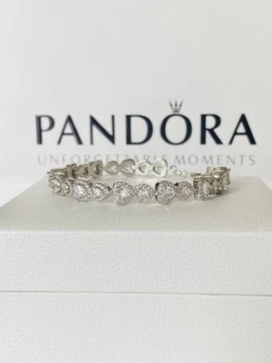 Pandora Bracciale Cuori Luminosi cm 20 Adatto alla misura del polso 16-19 cm - Imagen 1 de 4