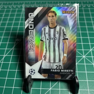 Fabio Miretti 2022-23 Topps Merlin Chrome UEFA U-21 Refractor NRMT+ Juventus - Picture 1 of 2