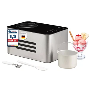 Sommertal ICE1500 Eiscreme Maschine mit Kompressor Eismaschine 1,5L 150Watt - Bild 1 von 5