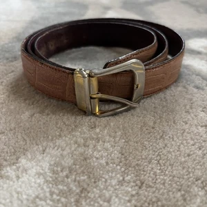 Alligatorleder Gürtel mit abnehmbarer Schnalle Größe 40, Large - Bild 1 von 8