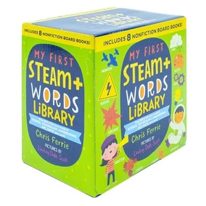 My First S.T.E.A.M. and Words Library, 8 Book Boxed Set by Chris Ferrie (English - Picture 1 of 1