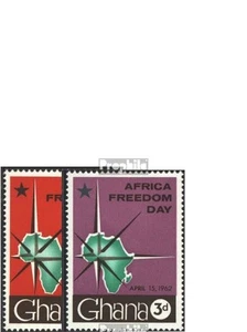 Ghana 118-120,124-126 (kompl.Ausg.) postfrisch 1962 Freiheit, Lumumba - Bild 1 von 1