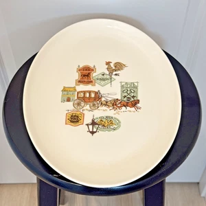 Vintage Taylor Smith & Taylor Oval Serving Platter “Ever Yours” 1960S Colonial - Picture 1 of 14