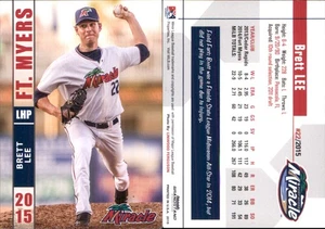 Brett Lee 2015 Grandstand Fort Myers Miracle RC Card FREE SHIP *AutographDen* - Picture 1 of 1