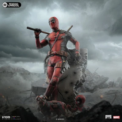 Iron Studios Deadpool Deadpool & Wolverine Movie 1/10 Scale Statue - Image 1 of 4
