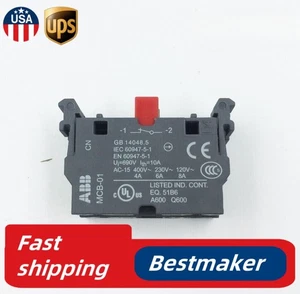 1 pieza nuevo para bloque de contacto modular ABB MCB-01 - Imagen 1 de 1