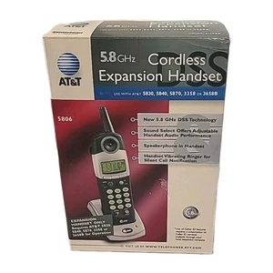 AT&T Akku-Erweiterungsmobilteil 5806, 5,8 GHz Verwendung mit 5830 5840 5870 3358 3658B  - Bild 1 von 16