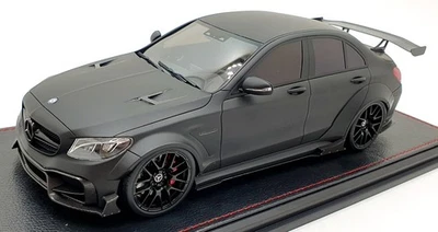 GLM 1/18 Scale GLM188025 Mercedes-Benz C63S AMG Darwin Pro Widebody Matt Black - Image 1 of 4