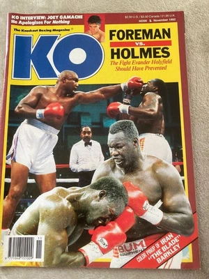 KO The Knockout Boxing Magazine Vintage From November 1992  - Image 1 of 4