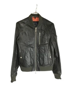 BELSTAFF Leather MA-1 Jacket Size: 46 Men Brown - Picture 1 of 7