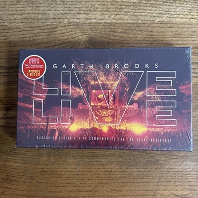 SEALED Garth Brooks 2022 5-Disc Double + Triple Live Colosseum Las Vegas Box Set Foto 1 de 3