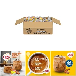 Crema Caffè Liquida Nocciola Non Lattiera 0,375 Fl Oz Vasche Confezione da 180 - Foto 1 di 8