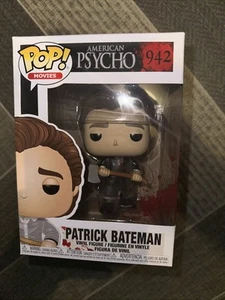 Funko Pop Patrick Bateman American Psycho Funko Pop 942 With Pop Protector Rare - Picture 1 of 7