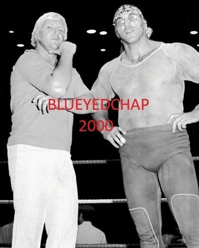 FOTO DE LUCHA LIBRE 8 X 10 DE BOBBY HEENAN Y BILLY GRAHAM AWA Foto 1 de 1