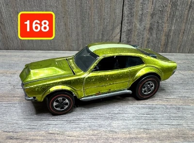 REDLINE Hot Wheels Redlines MIGHTY MAVERICK 1970 EE. UU. 168 ANTICONGELANTE VERDE LIMA Foto 1 de 4