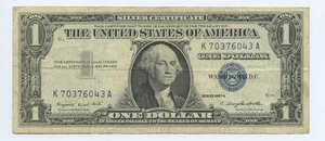 USA 1957 One $1.00 Dollar P# 419a  - Picture 1 of 2