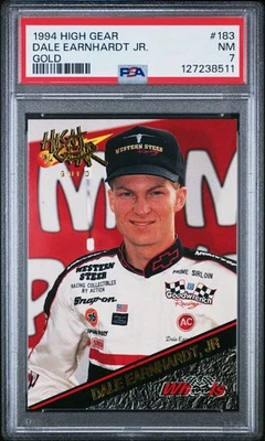 1994 High Gear Gold #183 Dale Earnhardt Jr RC Rookie PSA 7 NM - Image 1 of 2