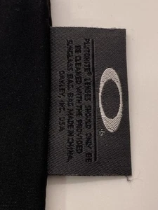 OAKLEY SUNGLASS BAG CASE CLEANING CLOTH BLACK HIGH DEFINITION OPTICS DRAWSTRING - Picture 1 of 8