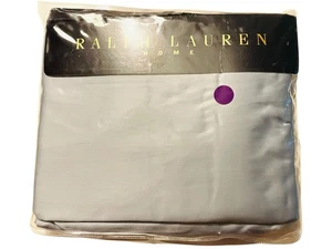 Ralph Lauren Home Spannbettlaken King Kornblumenblau Baumwolle 280 Fäden - Bild 1 von 3