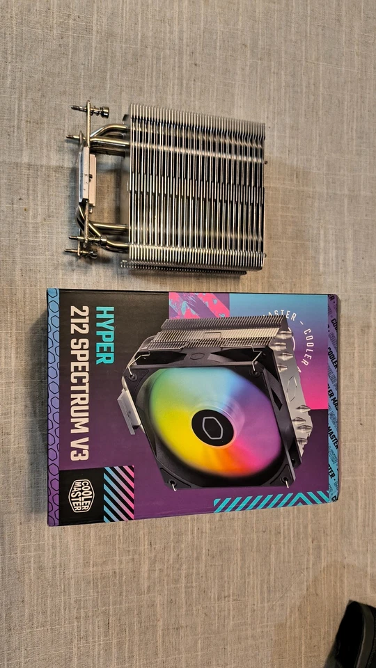 Cooler Master Hyper 212 Spectrum V3 CPU Cooler for AMD R7 Intel i7 152mm - Image 1 of 1