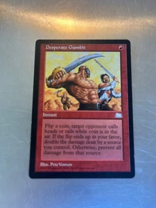 Desperate Gambit Weatherlight Vintage Magic Cards, COMBINED SHIPPING - Picture 1 of 2