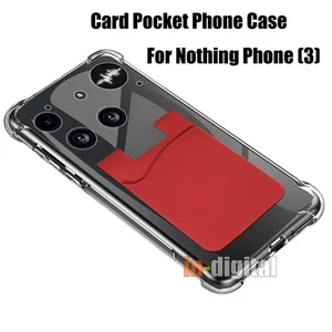Phone Case for Nothing Phone (3) (3a) Pro (2) (1) CMF Phone 2 Pro 1 Card Pocket - Picture 1 of 24