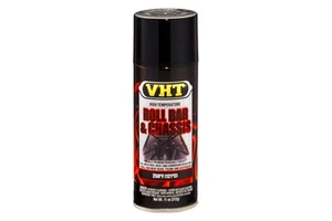 Vernice moto VHT nero lucido per alte temperature per telaio e accessori - Picture 1 of 1