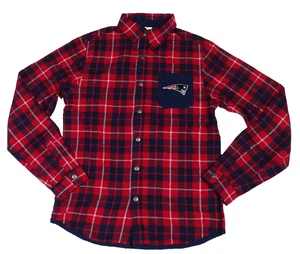 New England Patriots NFL Outerstuff Youth Button Up Shirt - Picture 1 of 4