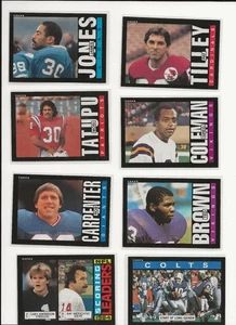 1985 Topps Football 13 Card Lot Pack Fresh Commons - Picture 1 of 4