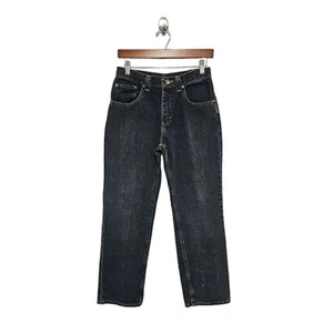 Lee Jeans Boys Size 18 Short Adjustable Waist Band Stonewash Dark Indigo Blue - Picture 1 of 9