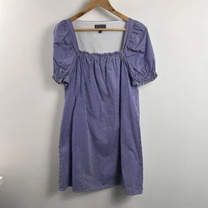 Duffield Lane Streifen Kleid Rüschen Puffärmel Küste Landhaus Strand Gr. S - Bild 1 von 5