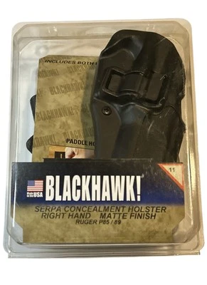 Funda de cinturón/paleta BLACKHAWK CQC SERPA para Ruger P85/89 mano derecha 410511BK-R Foto 1 de 4