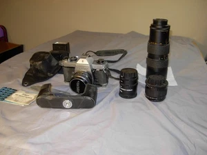Pentax Honeywell Spotmatic F analoge Kleinbildkamera mit Extras - ungetestet - Bild 1 von 17