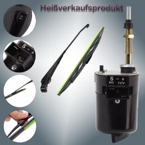 Scheiben wischermotor 12V 105° Arm Blatt Wischermotor Für universal Traktor,Boot - Bild 1 von 23