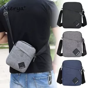 Men outdoor Crossbody Bag Mens Messenger Bags Canvas Shoulder Bag - Bild 1 von 5