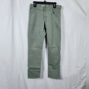 Gymboree Boys Sage Green Preppy 5-Pocket Styling Skinny Hipster Rocker Jeans 10 - Picture 1 of 8