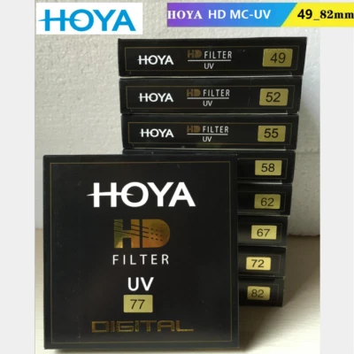 Hoya HD UV 49mm-82mm Filter Digital High Definition Coating for Canon Sony Lens - Image 1 of 4