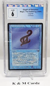 MTG - Legends - Glyph of Delusion - CGC 6.0 - Vintage - Picture 1 of 5