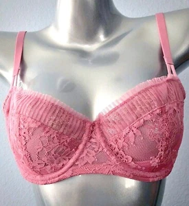 Nuevo con etiquetas Sujetador Victorias Secret Dream Angels Sin Forro Rosa Brillante 34DD - Imagen 1 de 3