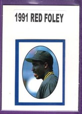 Barry Bonds Pittsburgh Pirates 1991 Red Foley Best Baseball Book Ever Cover Card