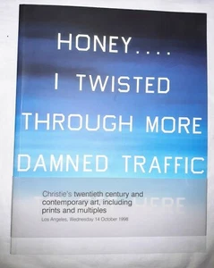 Christie’s 20th century Contemporary Art Catalogue 14th Oct 1998 Los Angeles - Picture 1 of 11