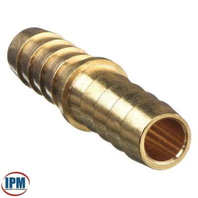 3/4" Barb x 3/4" Barb Brass Hose Mender Splicer HMB12-12 (IPM) FACTORY NEW! - Image 1 of 3