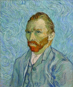 Vincent Van Gogh Self Portrait Orsay 1889 Vintage Print - Picture 1 of 1
