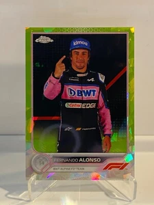 2022 Topps Sapphire Formula 1 F1 #13 Fernando Alonso Chartreuse /199 - Bild 1 von 2