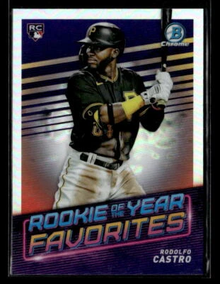 Rodolfo Castro 2022 Bowman #ROYF-12 Rookie of the Year Favorites Pirates - Image 1 of 2