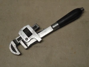 Antique ATLAS TOOL CO No 10 Adjustable Monkey Pipe Wrench FINE COND - Bild 1 von 12