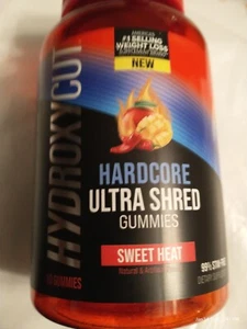 Hydroxycut Hardcore Ultra Shred Gummies Sweet Heat 60 Ct Exp 05/2025 - Picture 1 of 3