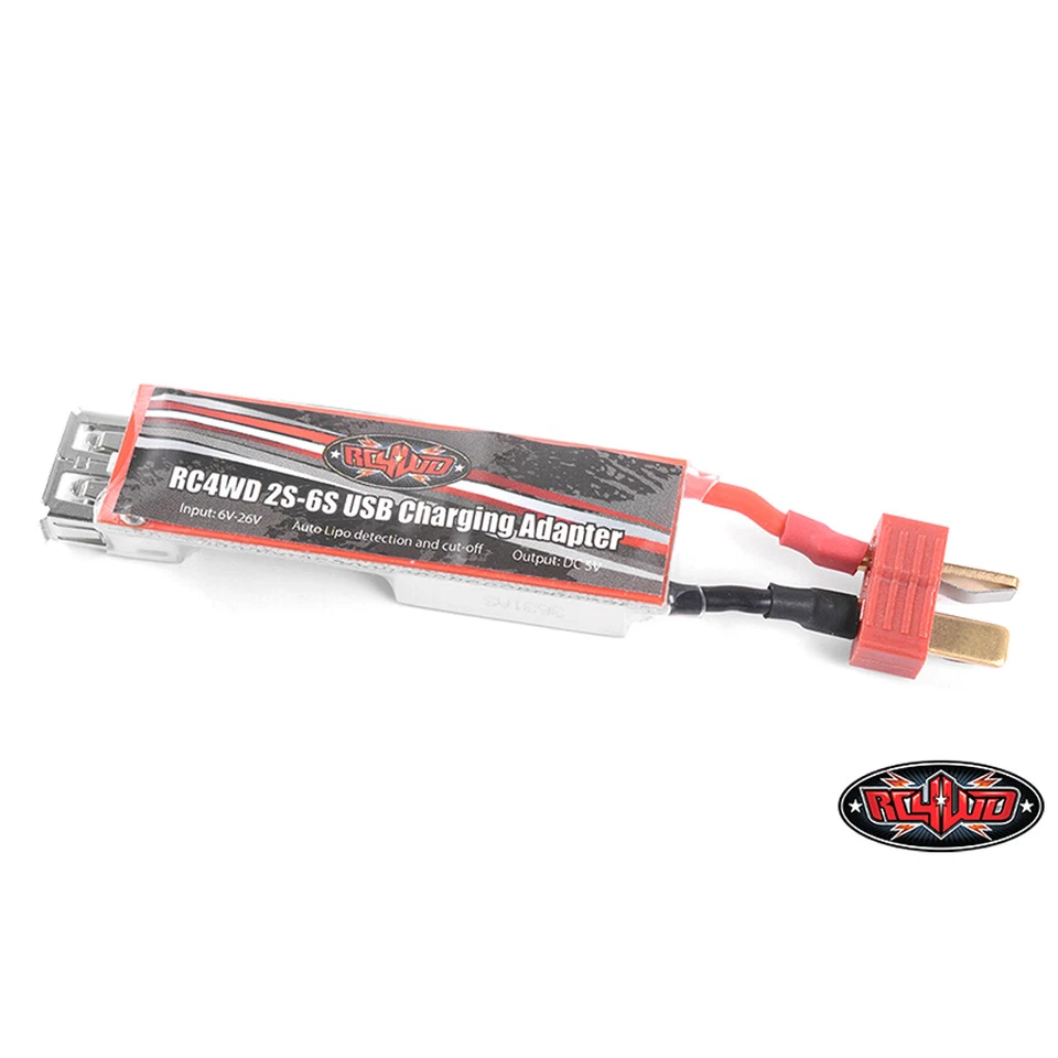 RC4WD Z-E0109 2S-6S USB Charging Adapter w/ "T" Style Plug - Image 1 of 4